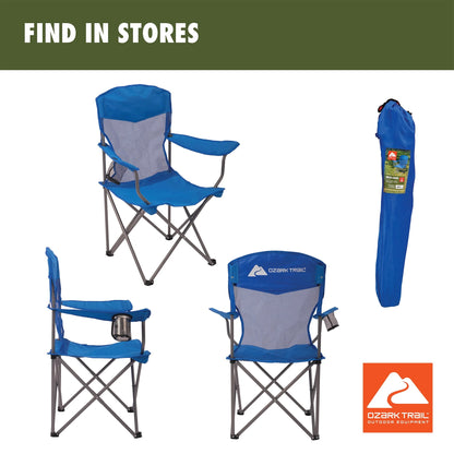 Basic Mesh Chair Blue, Adult