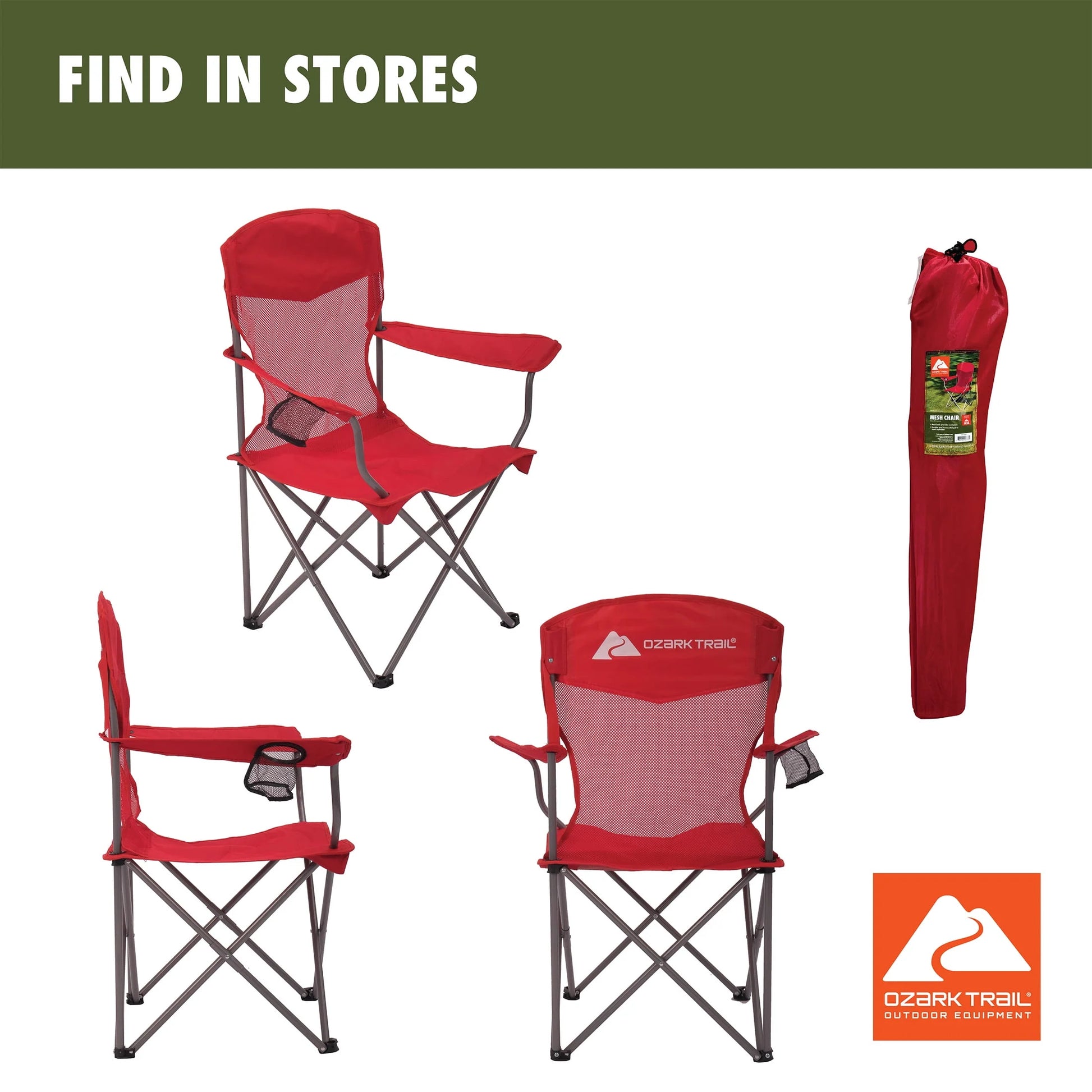 Basic Chair Mesh, Red, Adult