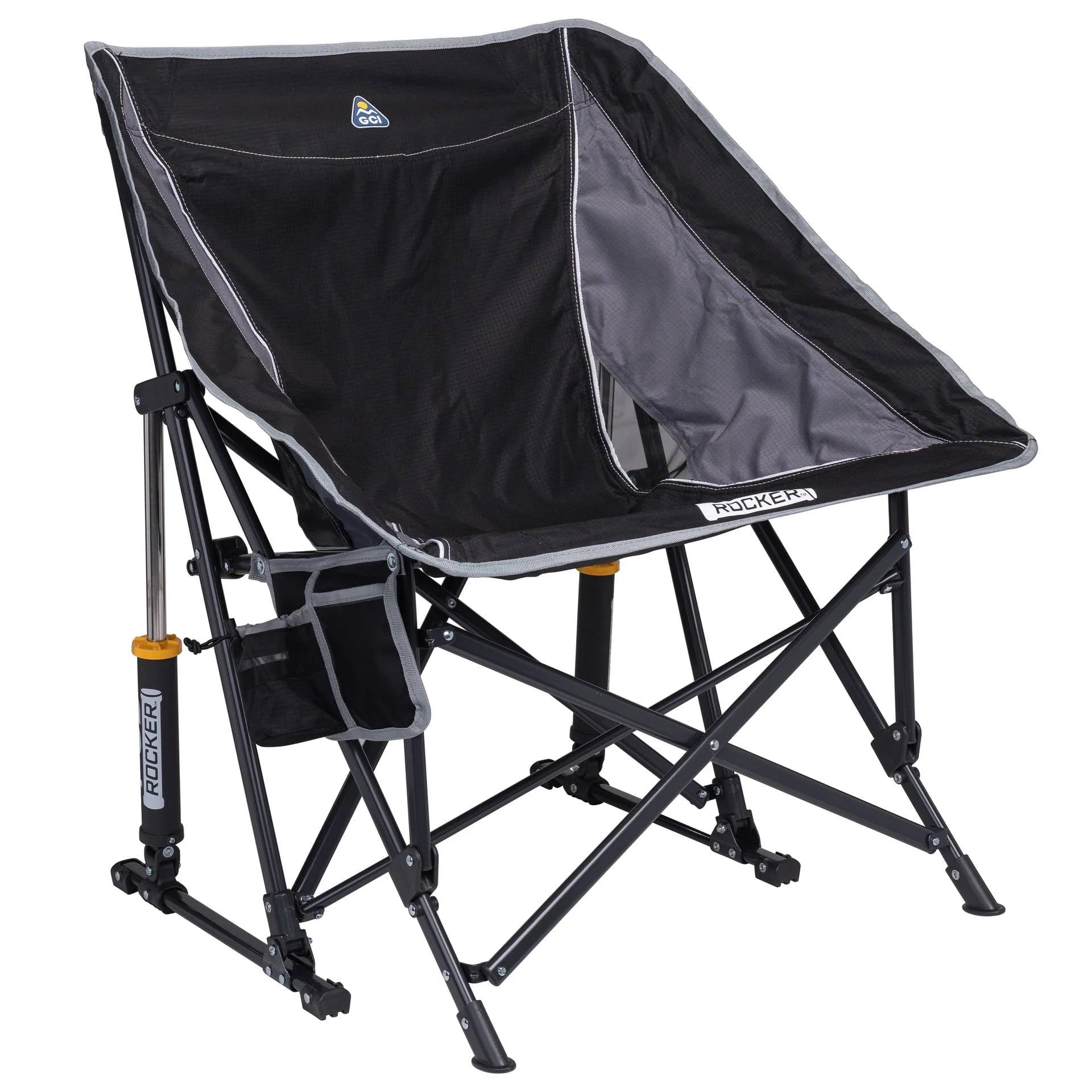 Pod Rocker Foldable Rocking Camp Chair, Black