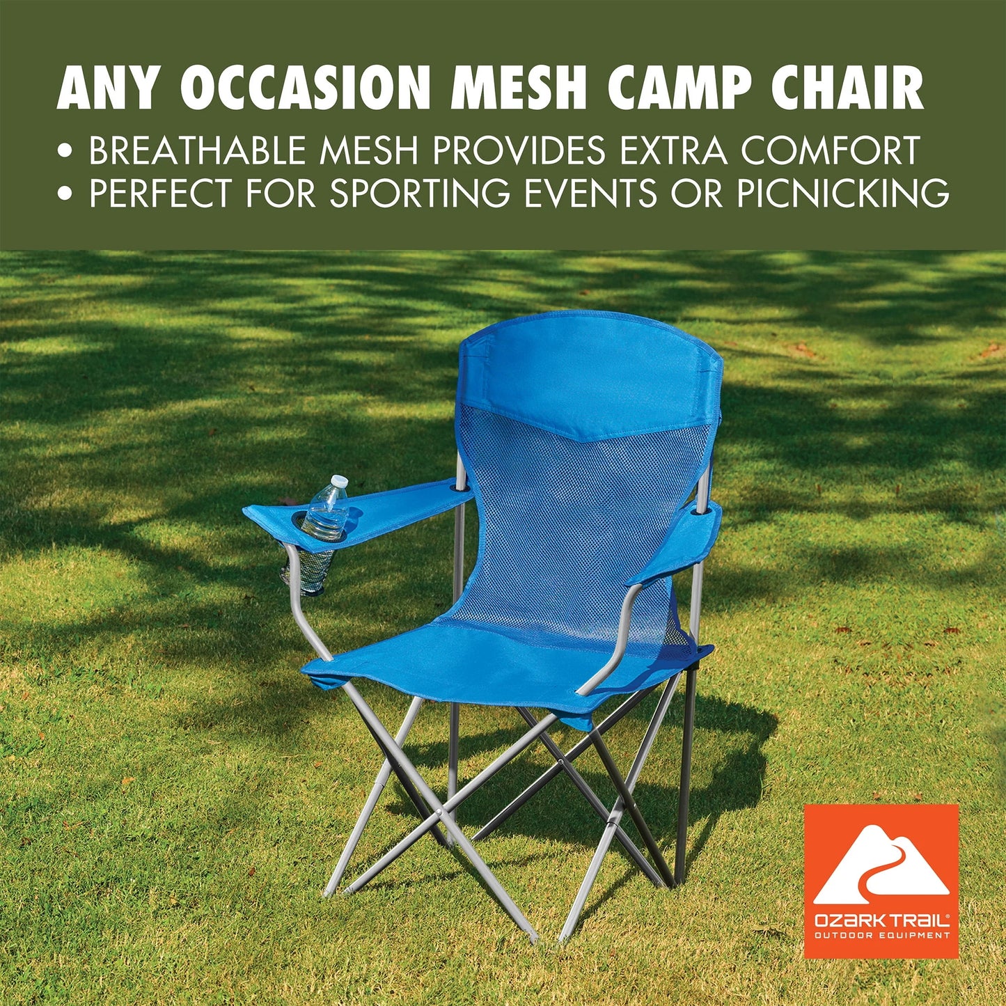 Basic Mesh Chair Blue, Adult
