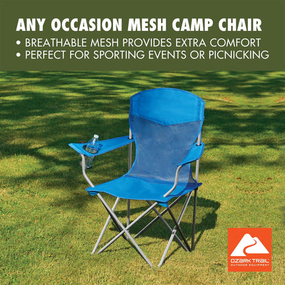Basic Mesh Chair Blue, Adult